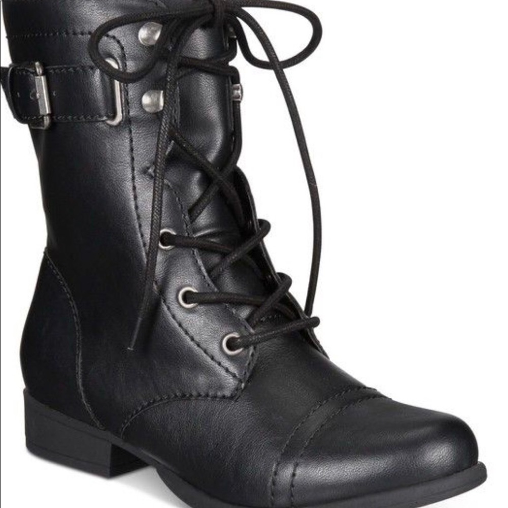 Black Combat boots
